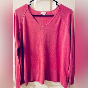 J Jill silk cotton sweater great color, lightweight size M petite.